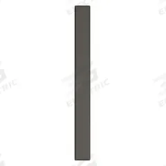 ASI GLOBAL Partition Column: Steel, Smooth Semi Gloss, Black, 70 in Ht, 7 in Wd, 1 1/4 in Thick (MPN 40-91370794-27). Key specifications — Inner Core Type: Honeycomb; Brand: ASI GLOBAL PARTITIONS; Color: Black; Finish/Texture: Smooth Semi Gloss.