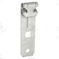 C-Purlin Clip: Steel, 1/16 in to 1/4 in, 160 lb Load Capacity (MPN VF14). Key specifications — Beam Flange Thickness: 1/16 in to 1/4 in; Load Capacity: 160 lb; Overall Height: 3-1/2 in; Material: Steel; Finish: Corrosion Resistant Coated; Color: Gray; Mounting Location: Surface; Mounting Hole Diameter: 0.25 in.