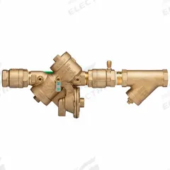 WILKINS Backflow Preventer: 975XL2, With Strainer, Bronze, 2 in Pipe Size, FNPT, 33°F – 180°F (MPN 2-975XL2S). Key specifications — Shut-Off Valve Type: Ball Valve; Connection Type: FNPT.