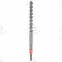 MILWAUKEE Auger Drill Bit: 11/16 in Drill Bit Size, 12 in Overall Lg, Hex Shank, Pole Auger Auger (MPN 48-13-7705). Key specifications — attr255259: Pole Auger; attr255260: Carbide Tipped; attr255261: Bright (Uncoated); attr277197: MILWAUKEE.
