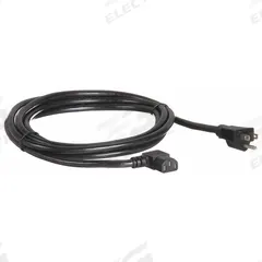 APPROVED VENDOR PC Power Cord: 10 ft Lg, 3/14, 5-15P Plug, C13 Receptacle, SJT, PVC, 15 A Current (MPN 7686). Key specifications — Brand: APPROVED VENDOR; Jacket Material: PVC.
