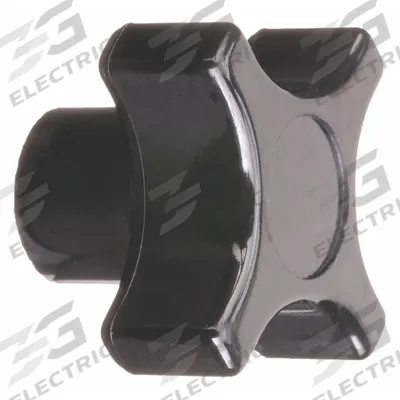 DAVIES Hand Knob: 4 Point, Thermoset, 5/16"-18 Thread - 4-Arm Knobs with Threaded Hole