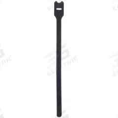 PANDUIT Hook-and-Loop Cable Tie: 12 in Lg, 3.18 in, 0.5 in Wd, Nylon, Black, 10 PK (MPN HLTP3I-X0). Key specifications — Max. Bundle Dia.: 3.18 in; Material: Nylon; Color: Black.