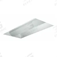 COLUMBIA LIGHTING Recessed Troffer: 4 ft Lg, 2 ft Wd, 4,900 lm, 4000K, 50 W, 120 to 277V AC (MPN LSTE24-40MLG-MPO-EDU). Key specifications — attr1261884: 120 to 277V AC; attr1261878: COLUMBIA LIGHTING; attr1261883: (4) Lamp T8; attr1261870: 4000K; attr1261880: Yes.
