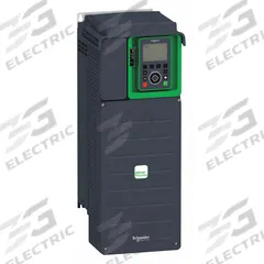 SCHNEIDER Variable Frequency Drive: In Phase Three, Out Phase Three, 30 hp, IP21, No Bypass, Compact (MPN ATV630D22N4). Key specifications — Style: Compact; Color: Black/Blue/Gray; Output Phase: Three.
