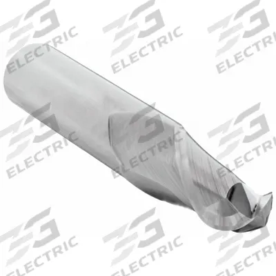 CLEVELAND Ball End Mill: Carbide, 2 Flute, 1/2" Mill Dia, 5/8" LOC, 2-1/2" OAL (MPN C60955) - Carbide Ball End Mills for Aluminum