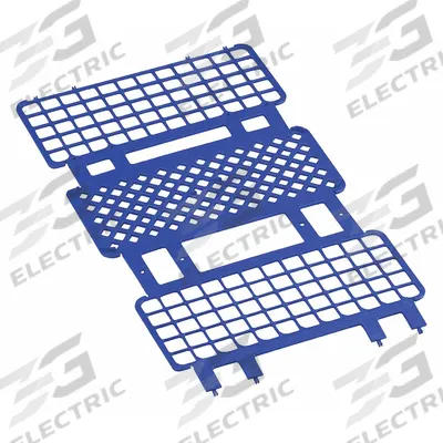 HEATHROW SCIENTIFIC Tube Rack: Polypropylene, Blue, (60) Wells, 60 Compartments - Lab Storage Racks