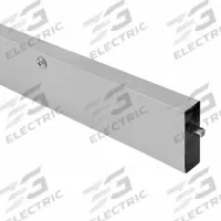 NATIONAL GUARD Automatic Door Bottom: Single Fin Insert, Aluminum, 48 in Lg, 2 5/16 in Wd, Aluminum (MPN 420NA-48"). Key specifications — Brand: NATIONAL GUARD.