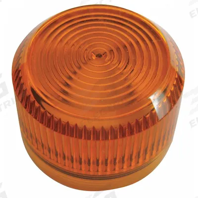EATON Pilot Light Lens: 30 mm Panel Mounting Hole Dia, Amber, Fresnel, Incandescent/LED - Pilot-Light Lenses