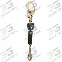 3M DBI-SALA Self Retracting Lifeline: Steel Rebar Hook Anchor, Harness Steel Snap Hook, Sealed (MPN 3100545). Key specifications — Brand: 3M DBI-SALA; ANSI SRL Class (2021): Class 1; ANSI SRL Type: SRL-P; RFID Equipped: Yes; Lifeline Material: Polyester; Series: DBI SALA; Sealed: Yes; Anchorage End Connection Type: Rebar Hook.