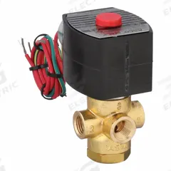 REDHAT Solenoid Valve: 3-Way, Configurable, 1/4 in Pipe Size, 220V AC/240V AC, Direct Mount (MPN EF8320G176). Key specifications — Pipe Size: 1/4 in; Voltage: 240V AC; Brand: REDHAT; Coil Enclosure: Explosion Proof.