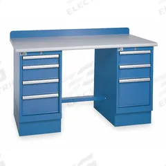 LISTA Workbench: Fixed Ht, Laminate, 72 in x 30 in, 1,000 lb Overall Load Capacity, Blue (MPN XSTB43-72PT/BB). Key specifications — Brand: LISTA.