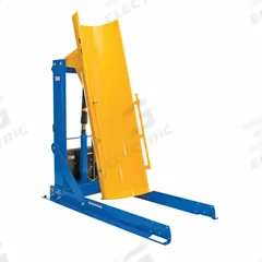 VESTIL Drum Dumper: Steel, Stationary, 1,000 lb Wt Capacity, Fiber/Metal/Plastic, Hydraulic, 115V AC (MPN HDD-72-10-S). Key specifications — For Drum Capacity: 55 gal; Brand: VESTIL; Chute Material: Steel; Portability: Stationary; Housing Material: Steel; For Drum Material: Metal; Operating Voltage @ Current: 115V AC; Electrical Connection: Power Cord.