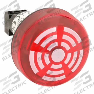WERMA Buzzer: 24V DC, 1 15/16 in Overall Wd, 2 29/32 in Overall Lg, 2 29/32 in Overall Ht - Buzzer Alarms with Steady Light