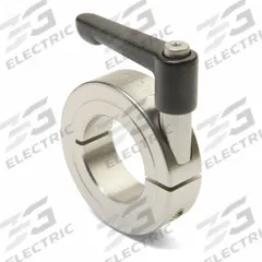 RULAND MANUFACTURING Quick Clamping Shaft Collar: 42 mm Bore Dia, Round, 316, Stainless Steel, Black (MPN LV-MCL-42-ST). Key specifications — attr921855: Black; attr921844: Bright; attr921839: RULAND MANUFACTURING.