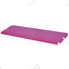 DAYTON Shelf: 200 lb Load Capacity, 60 in Overall Lg, 16 in Overall Wd, Steel, 1 1/16 in Overall Ht (MPN 4VMD4). Key specifications — Material: Steel; Color: Red; Brand: DAYTON; Manufacturer Part Number: 4VMD4.