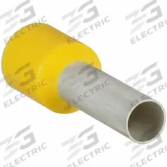 PANDUIT Wire Ferrule: 10 AWG Max Wire Size, Holds 1 Wire, Yellow, Polypropylene, 0.16 in Ferrule Dia (MPN FSD82-12-C). Key specifications — Brand: PANDUIT.