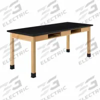 Compartment Table: 30 in Overall Wd, 30 in Overall Ht, 6 ft Overall Lg, ChemGuard, Oak, Wood, Oak (MPN C7152K30N). Key specifications — Brand: DIVERSIFIED SPACES; Countertop Material: ChemGuard.