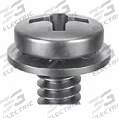 SEMS Screw: Internal Tooth, #2-56 Thread Size, 3/4 in Lg, Stainless Steel, Passivated - Machine Screws with Internal Tooth Lock Washers