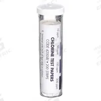 LAMOTTE Test Strips: Total Chlorine, 10 to 200 ppm Total Chlorine, Strip, 200 Tests, 3 in Overall Lg (MPN 4250-BJ). Key specifications — Test Form: Strip; Brand: LAMOTTE; Parameter Measurements Included: 10 to 200 ppm Total Chlorine.