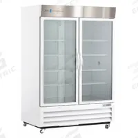 AMERICAN BIOTECH SUPPLY Chromatography Refrigerator: 49 cu ft, Upright, 1°C to 10°C, Swing Glass (MPN ABT-HC-CS-49). Key specifications — Door Opening Style: Right; Color: White; Alarm Type: Temperature; Manufacturer Part Number: ABT-HC-CS-49; Brand: AMERICAN BIOTECH SUPPLY; Product Type: Chromatography Refrigerator; Door Type: Swing Glass; Refrigerant Type: R-290.