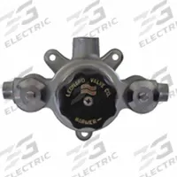 LEONARD VALVE Thermostatic Mixing Valve: 3/4 in Inlet Connection Size, 3/4 in Outlet Connection Size (MPN LV-20-LF-BDT-CP). Key specifications — attr1037830: Check-stops with Wall Support; attr1037827: LEONARD VALVE.