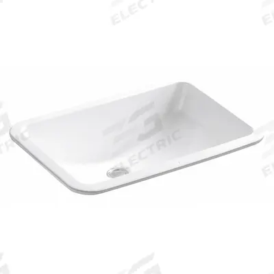 KOHLER Bathroom Sink: White, Vitreous China, 20 7/8 in Overall Lg, 14 3/8 in Overall Wd - Undermount Bathroom Sinks without Faucets