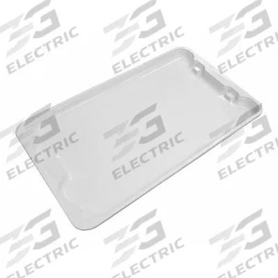 MOLDED FIBERGLASS Lid: 24 1/4 in x 14 3/4 in, Gray, Fiberglass - Lids for Extreme-Temperature Stacking & Nesting Totes
