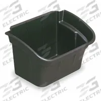 RUBBERMAID COMMERCIAL PRODUCTS Bin: 30 lb Cap, High Gloss, Black, Plastic (MPN FG335488BLA). Key specifications — attr1343268: Plastic; attr1343265: Black; attr1343278: High Gloss; attr1343273: FG452088; attr1343283: FG335488BLA; attr1343286: RUBBERMAID COMMERCIAL PRODUCTS; attr1343274: 4YX42; attr1343287: Bin.