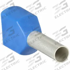 PANDUIT Wire Ferrule: 14 AWG Max Wire Size, Holds 2 Wire, Blue, Polypropylene, 0.13 in Ferrule Dia (MPN FTD80-13-TL). Key specifications — Brand: PANDUIT.