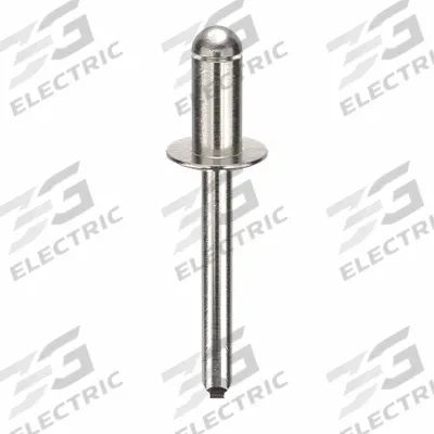 POP AVDEL Blind Rivet,1 27/34" L,0.249" dia,PK100: Inch, 1 51/64 in Overall Lg, 15/32 in Body Lg - Domed-Head Blind Rivets