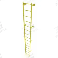 TRI-ARC Ladder,Steel,Standard Fixed,15-Rung: 15 ft Overall Ht, 25 in Overall Wd, Steel, 15 Rungs (MPN WLFS0115-Y). Key specifications — Brand: TRI-ARC; Number of Sections: 1.
