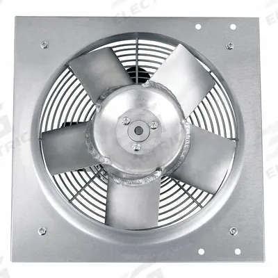 Dayton Exhaust Fan: Direct Drive, 12 in Blade, 1/4 hp, 1,450 cfm, 115/230V AC - Standard Direct-Drive Panel Exhaust Fans