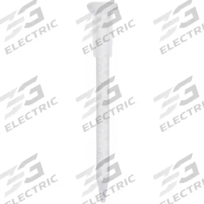 WESTWARD Mixing Nozzle: For 1:1/2:1/4:1 Mix Ratios, Clear, 6 in Long, Stepped Taper Tip - Mixing Nozzles