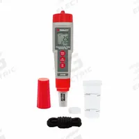 TRIPLETT Pocket Multiparameter Meter: Conductivity/Salinity/Total Dissolved Solids (MPN CD100). Key specifications — Test Parameters: Salinity; Manufacturer Part Number: CD100; Configured Test Parameters: Salinity; Measurement Components Included: Conductivity, TDS, Salinity probe; Other Accessories Included: (4) CR2032 Batteries; Reagents and Solutions Included: pH 4, 7, 10 Buffers and Rinse Solution Pouches.