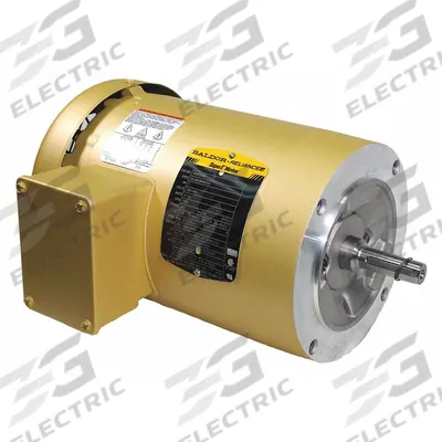 BALDOR General Purpose Motor: C-Face Mount, Totally Enclosed Fan Cooled, 1 hp - C-Face 3-Phase General Purpose AC Motors