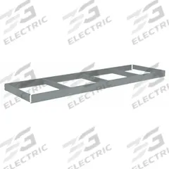 TENNSCO Shelf: 84 in x 24 in, 1,750 lb Load Capacity, Gray, Shelf (MPN ZLCS-8424). Key specifications — Includes: (4) Beams; Shelf Configuration: Single Straight; Color: Gray; Frame Material: Steel; Brand: TENNSCO; Frame Finish: Zinc Plated; Product Type: Shelf.