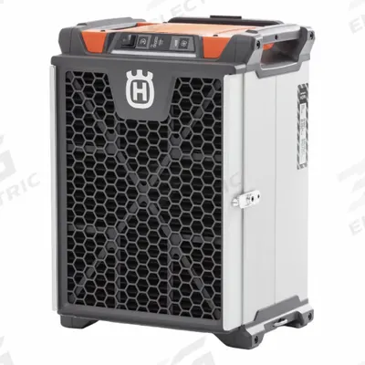 HUSQVARNA Air Scrubber: Aluminum/Polypropylene, Negative Air Pressure, 484 sq ft Max Coverage Area - Impact-Resistant Plastic Negative Air Machines