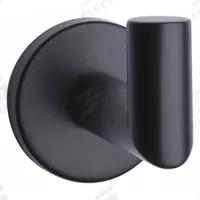 TAYMOR Robe Hook: 2 in x 2 in x 2 7/8 in, Zinc, Matte, Mounting Plates/Nylon Anchors/Screws (MPN 04-2801BLK). Key specifications — Brand: TAYMOR; Material: Zinc.