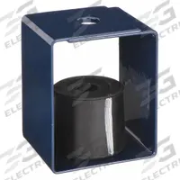 MASON Hanger-Mount Vibration Isolator: Neoprene, 75 lb Capacity, 1 7/8 in Wd, 1 3/4 in Dpth, White (MPN 2LVR9). Key specifications — Brand: MASON.