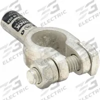 FUSION Battery Terminal: Straight, Crimp, 6 ga, Gray Color, Negative/Positive, Copper/Tin (MPN 4006U). Key specifications — Contact Material: Tin; Alignment: Straight; Color Code: Gray; Connection Type: Crimp; Gauge: 6 ga; Polarity: Negative/Positive; Brand: FUSION.