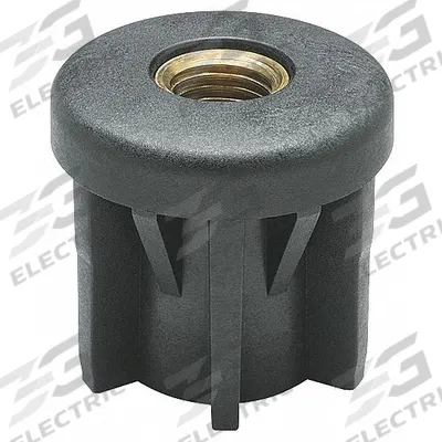 ELESA Tube End Leveling Mount: Round, Nylon, M14 Thread Size, 1,120 lb Capacity - Tube End Leveling Mounts without Feet