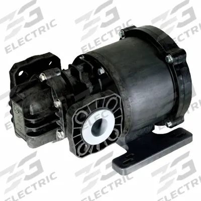 PULSAFEEDER Rotary Gear Pump Head: Magnetic Drive, PVDF, 1-1/2" Flange, PTFE, Aluminum Ceramic - Mag-Drive Gear Pump Heads