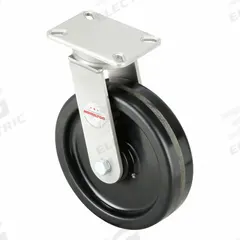 HAMILTON Plate Caster: Swivel, No Brake, Phenolic, 12 in Wheel Dia, 3 in Wheel Wd, Slot, Rectangle (MPN S-CH-12PH). Key specifications — Wheel Bearing Type: Roller; Wheel/Tread Color: Black; Brand: HAMILTON; Caster Type: Swivel.