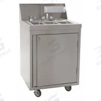 EAGLE GROUP Portable Hand Sink: Water Heater Not Included, Dual Manual Handle, 2.2 gpm Flow Rate (MPN PHS-S3-C). Key specifications — Brand: EAGLE GROUP.
