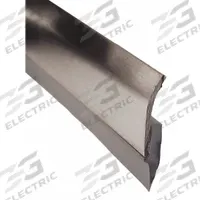 PEMKO Door Weatherstripping: Single Fin Insert, 84 in Lg, 2 1/2 in Wd, 3/16 in Ht (MPN 305SSE84). Key specifications — Insert Material: EPDM; Flange Material: Stainless Steel; Brand: PEMKO.