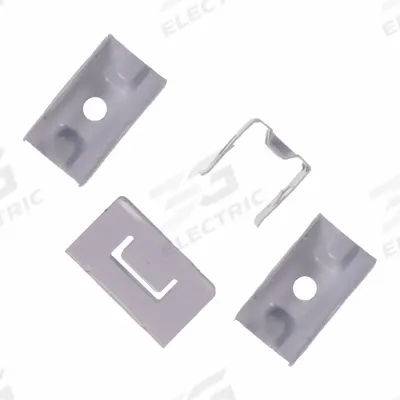 DIODE LED Mounting Clip: Side Bend/Top Bend, 21/50 in Wd - Flexible Linear LED Lighting Mounting Hardware