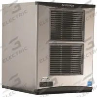 SCOTSMAN Ice Machine: Nugget, 1,300 lb Ice per Day, Air Cooled, 27 in Ht, 22 7/8 in Wd, 24 in Dp (MPN NS1322AX-32). Key specifications — Voltage: 203-208V; Energy Star Compliant: No.