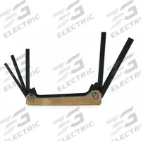 PROTO Hex Key Set: 1 - 5 Pieces, Folding, SAE, Std End, Short, 1 Pieces, Black Oxide, 5 Tips (MPN J4994). Key specifications — attr1205553: Not Tether Capable; attr1205554: PROTO; attr1205568: Black Oxide; attr1293176: 1 - 5 Pieces.