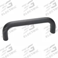 JW WINCO Pull Handle: Threaded Holes, Aluminum, Black, 4.61 in Mounting Hole Center to Center (MPN 565-26-5/16X18-117-SW). Key specifications — Screw Size: 5/16"-18; Brand: JW WINCO; Color: Black.